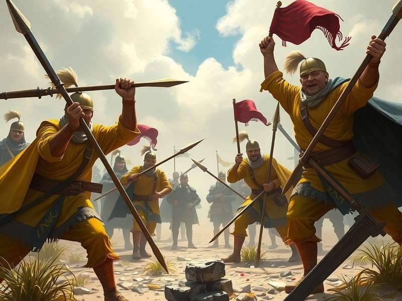 Mustard Marauders Conqueror Battle Scene